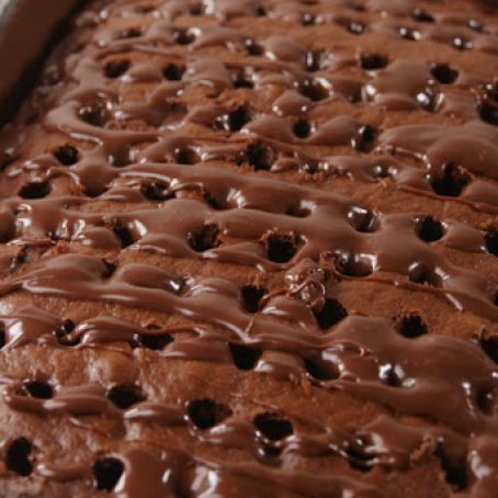 Death By Chocolate Poke Cake