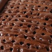 Death By Chocolate Poke Cake