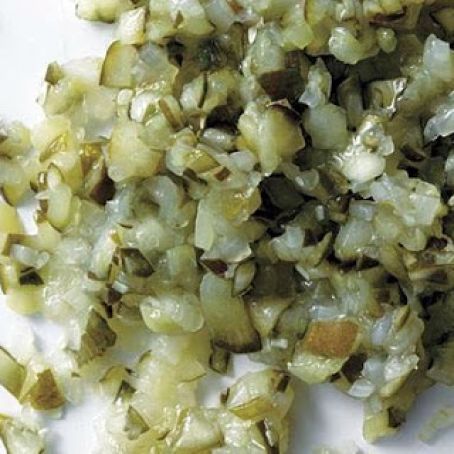 HOMEMADE PICKLE RELISH