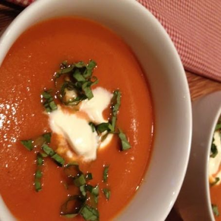 BISQUE****Roasted Red Pepper And Tomato Bisque