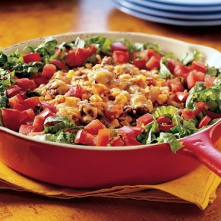 Beef Taco Rice Skillet