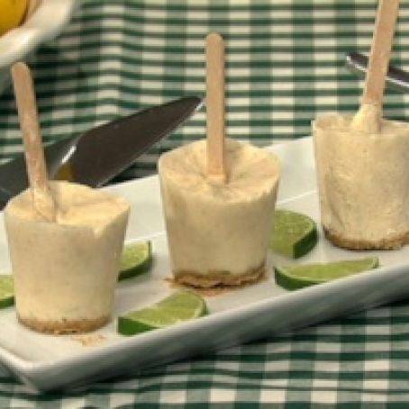 Frozen Key Lime Pie Pops