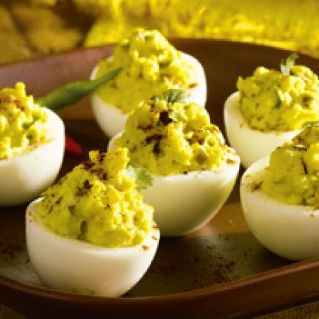 MEXICAN-STYLE STUFFED EGGS
