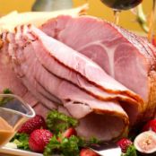 Baked Ham with Marmalade-Horseradish Sauce