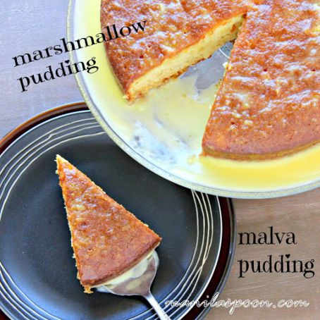 Marshmallow Pudding (Malva Pudding)