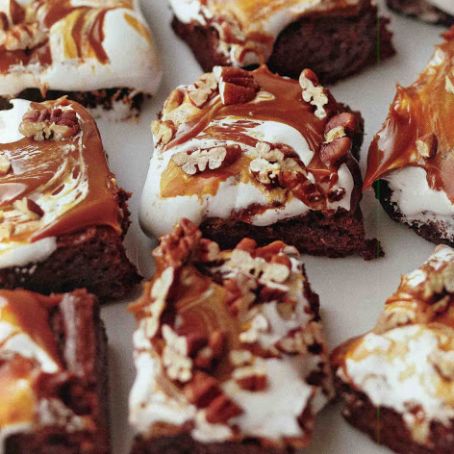 Brownies, Dulce de Leche Fluff