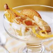 Pears in Lemon Cream Sauce