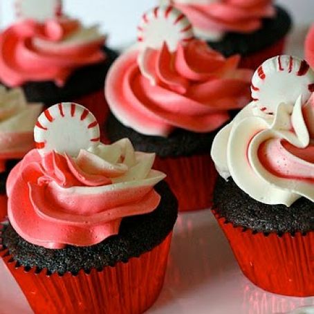 Peppermint Mocha Cupcakes