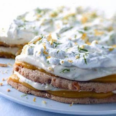 Citrus Shortbread Torte