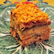 Hickory Smoked Eggplant and Roasted Zucchini Lasagna