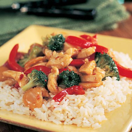 Garlic Turkey-Broccoli Stir-Fry