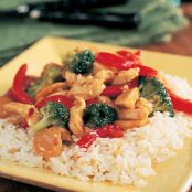 Garlic Turkey-Broccoli Stir-Fry