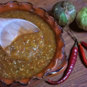 SALSA CHILE ARBOL Y TOMATILLO VERDE