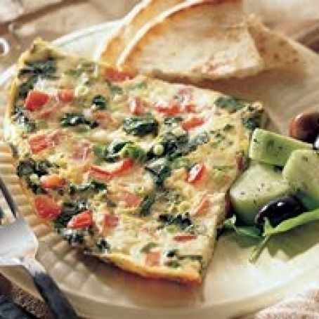 Spinach and Tomato Frittata