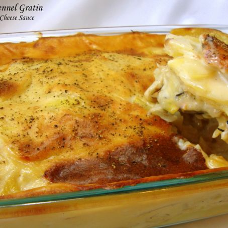 Potato, Leek and Fennel Gratin - Vegan