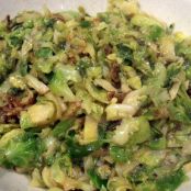 Brussels Sprout Hash with Caramelized Shallots
