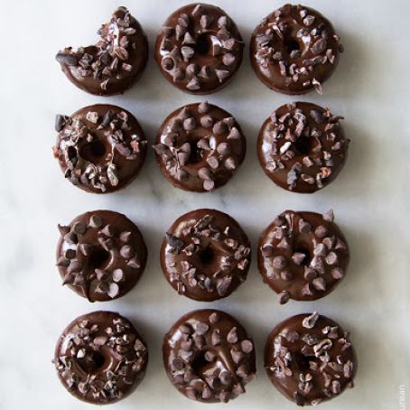 Donuts: Baked Triple Chocolate Donuts