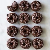 Donuts: Baked Triple Chocolate Donuts