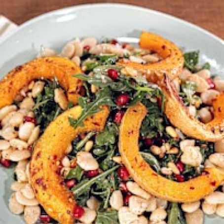 COUNTRY ROASTED SQUASH AND BEANS