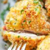 Oven Fried Chicken with Honey Mustard Glaze
