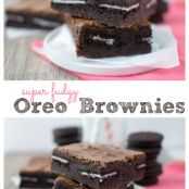 Fudgy Oreo Brownies