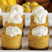 Mini Pumpkin Cheesecakes