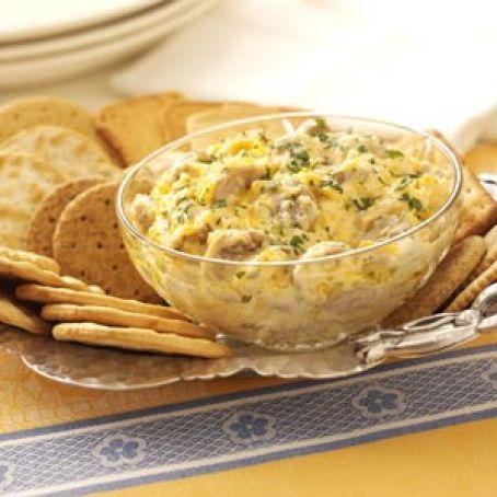 Hot Cheddar-Mushroom Spread Recipe