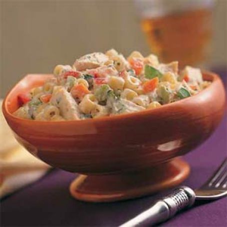 Confetti Pasta Salad with Chicken