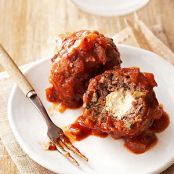 Greek Stuffed Meatballs