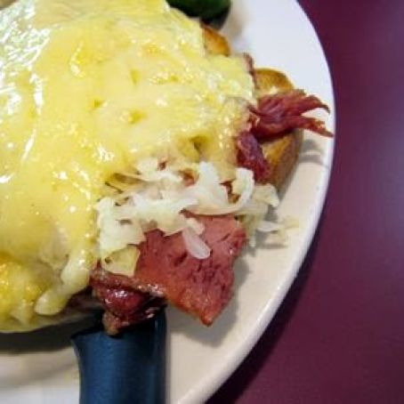 Pastrami Omelette with Swiss Cheese