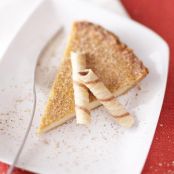 Spiked Eggnog Custard Pie