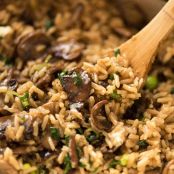 Mushroom Rice Pilaf