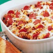 Easy Pizza Pasta Casserole (OAMC)