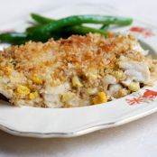 Cod and Corn Chowder Pie