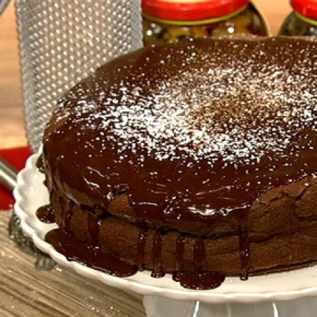 Julia Baker's German Chocolate Souffle Cake