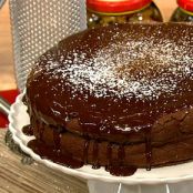 Julia Baker's German Chocolate Souffle Cake
