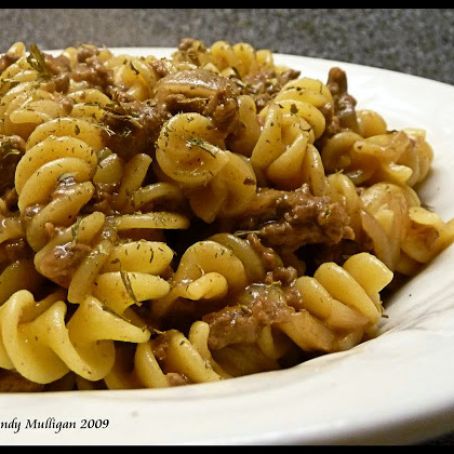 Creamy Noodles and Beef