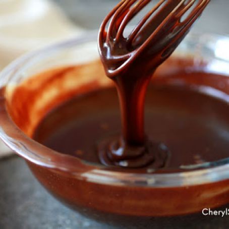 homemade chocolate hot fudge sauce