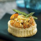 TARTA DE MEJILLONES Y LANGOSTINOS AL CURRY