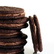 Chocolate Malt Sandwich Cookies
