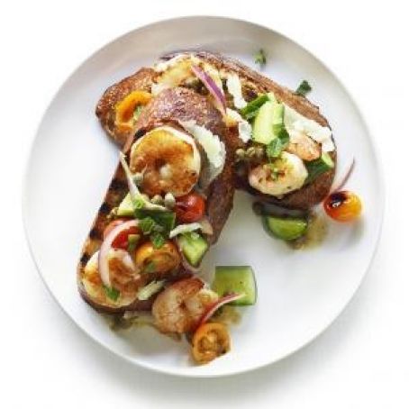 Grilled Panzanella and Shrimp-Sunset magazine