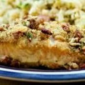 Salmon Bake With Pecan-Crunch Coating