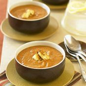 Tomato-Vegetable Bisque (with vegan option)