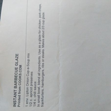 Bbq ribs glaze laurie