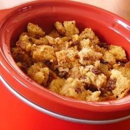 Slow Cooker Bread Pudding