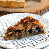 DOUBLE CHOCOLATE PECAN PIE