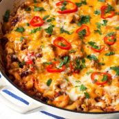 One Pot Chili Mac & Cheese