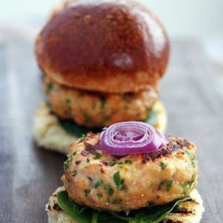 Salmon Burgers with Capers and Lemon