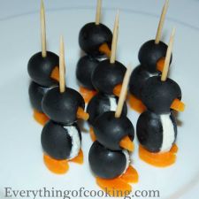 Lovely Olive Penguins