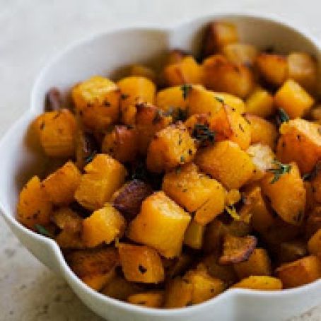 Butternut Squash With Browned Butter and Thyme
